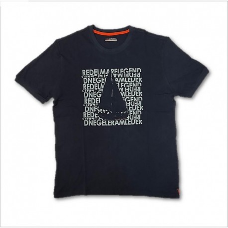 T-shirt uomo con stampa "Barca a vela" Re del mare
