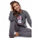 Pigiama donna con applicazione in ciniglia Disney