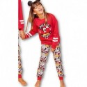 Pigiama ragazza felpato con stampa Disney