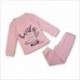 Pigiama lungo bambina con stampa "Love" Mondo blu
