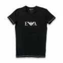 T-shirt uomo con monogramma Emporio Armani