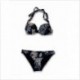 Bikini push-up con stampa fiori Emporio Armani