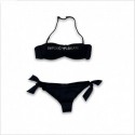 Bikini due pezzi con logo metal Emporio Armani