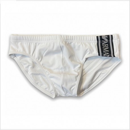 Slip uomo mare stampa logo Emporio Armani