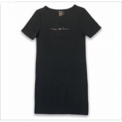Camicia da notte con logo strass Emporio Armani