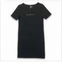 Camicia da notte con logo strass Emporio Armani