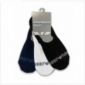 Calze invisibili con logo Emporio Armani
