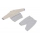 Completo neonato 2 pezzi STELLA art. CD7150