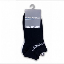 Calze 3 pack logo jacquard Emporio Armani