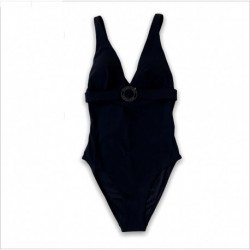 Costume intero medaglia logata Emporio Armani