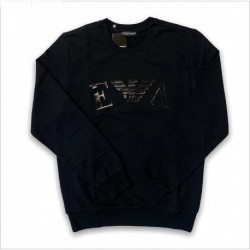 Felpa loungewear logo Emporio Armani