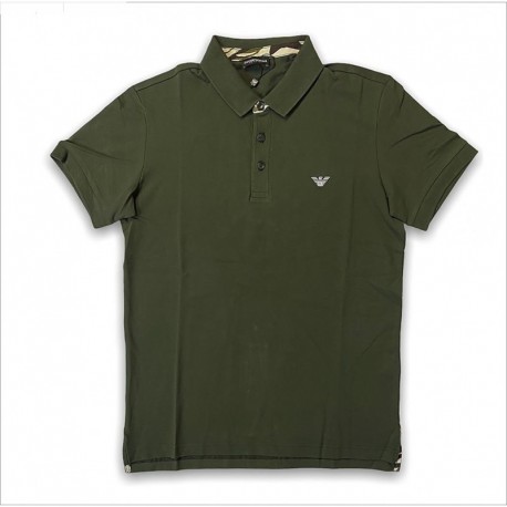 Polo con aquila ricamata Emporio Armani