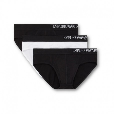 Slip uomo 3pz con elastico logato Emporio Armani