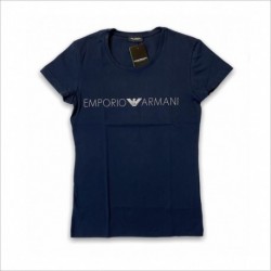 T-shirt donna con logo Emporio Armani