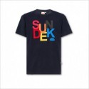 T-shirt logo multicolor Sundek