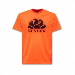T-shirt con stampa logo Sundek