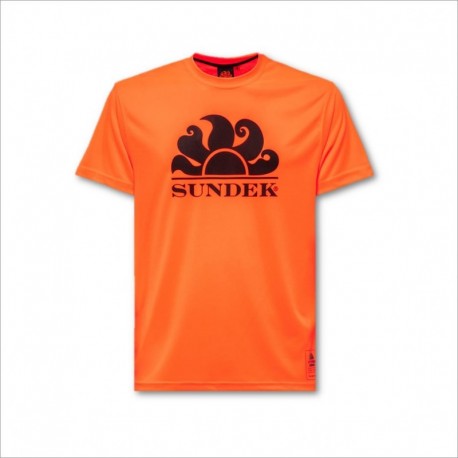 T-shirt con stampa logo Sundek