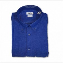 Camicia uomo Malta manica lunga Vipa con bottoncino
