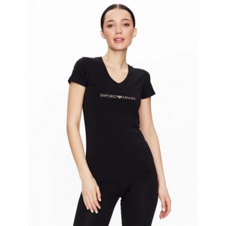WOMAN KNITTED LOUNGEWEAR T-SHIRT 164699-3R227 Emporio Armani