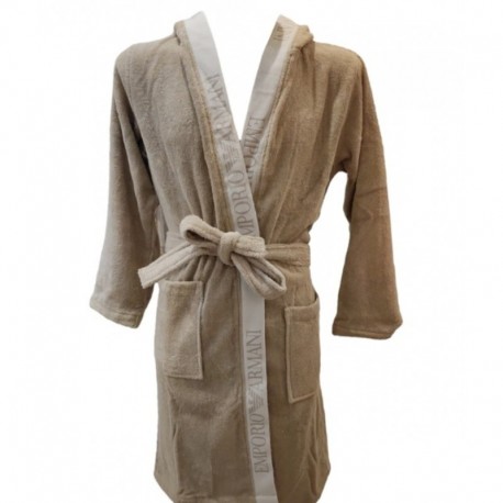 UNISEX WOVEN BATHROBE ACTIVE 231778-3R447 Emporio Armani
