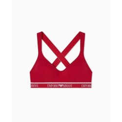 Reggiseno donna imbottito con fascia logata Emporio Armani AF15345 EW000447