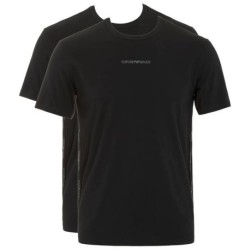 Set di 2 T-shirt girocollo uomo con logo Emporio Armani AF16115 EM000391