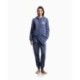 Felpa donna logata con cappuccio Emporio Armani AF15363 EW001935