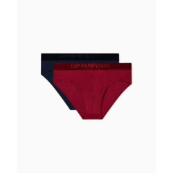 Set di 2 slip uomo con elastico logato Emporio Armani AF15005 EM000251