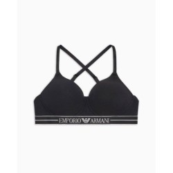 Bralette donna con banda logata Emporio Armani AF10881 EW000443