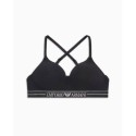 Bralette donna con banda logata Emporio Armani AF10881 EW000443