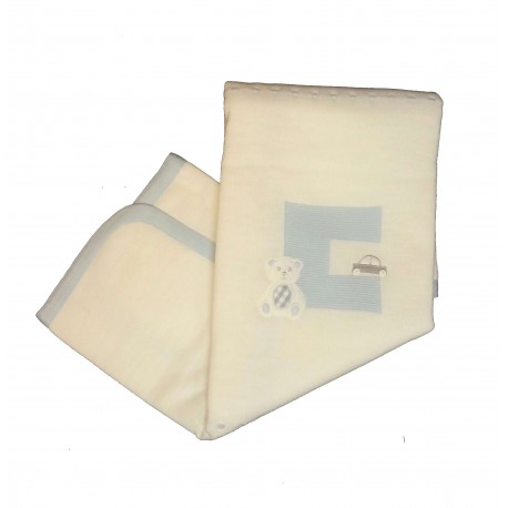 Copertina neonato in lana LUSIE' art. AC30/80
