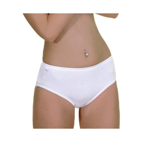 Slip donna midi in cotone blister da 6 pezzi CHARINA art. 9515